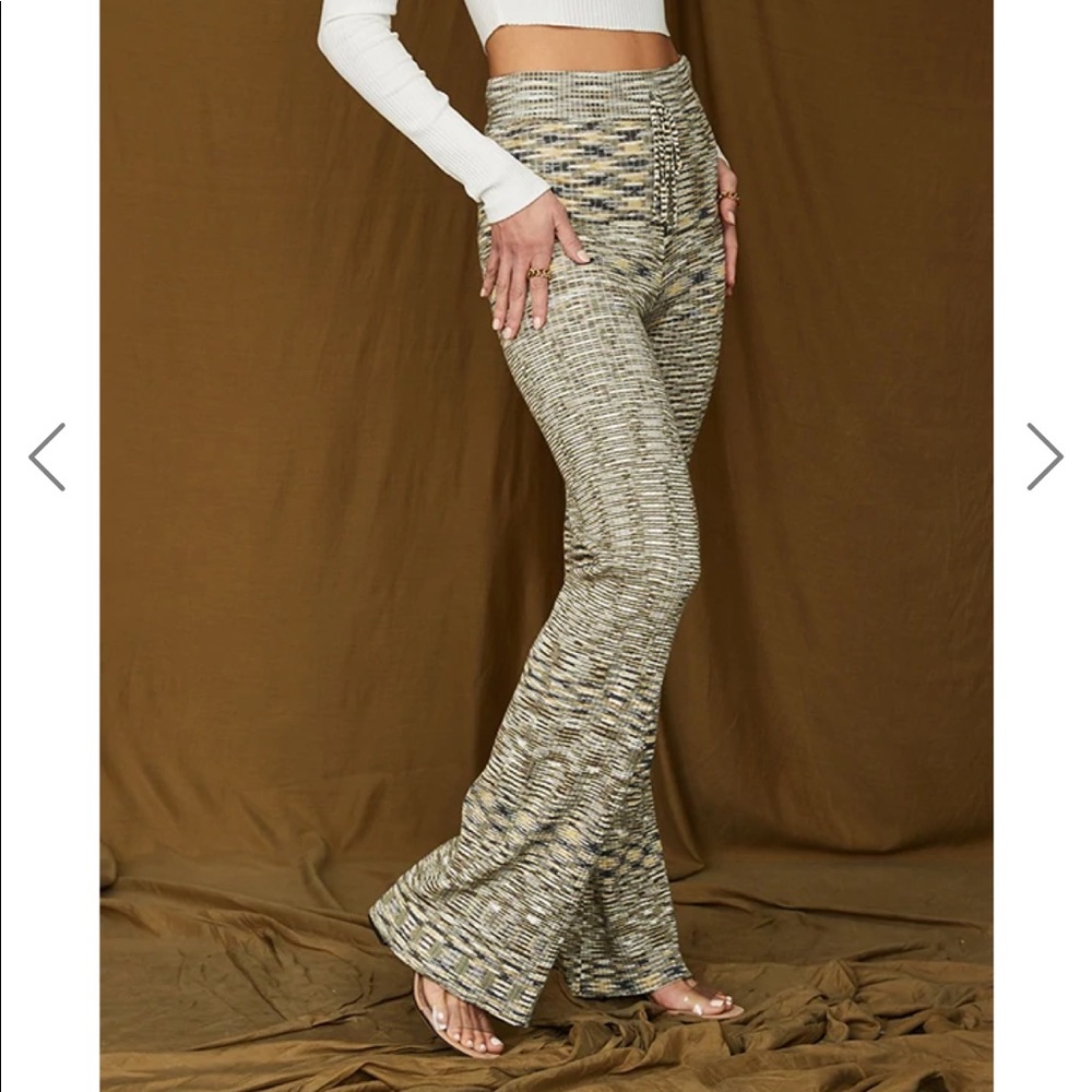 LAST CHANCE 12th Tribe Adirondack Olive Multi Knit Pants